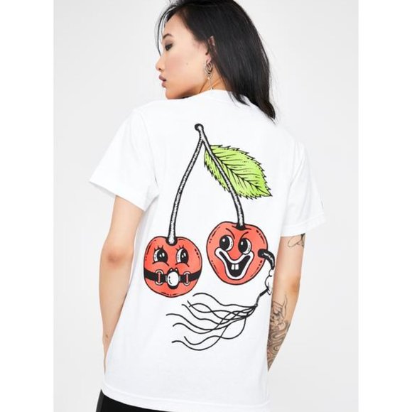 Dolls Kill Tops - SOLD! 🆕 Dolls Kill "Pop the Cherry"  BDSM Tee